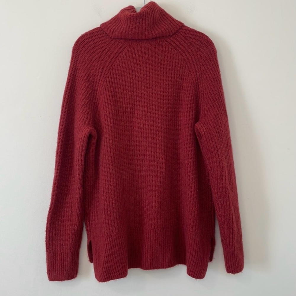 Madewell Chunky Wool Turtleneck Sweater Medium